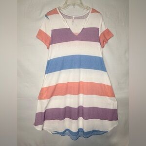 My Story Striped Multicolor Dress